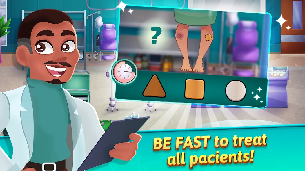 Medicine Dash: Hospital Game (Медицинский Дэш) [МОД: Бесконечные деньги, Монеты и Мега MOD] Screenshot 2