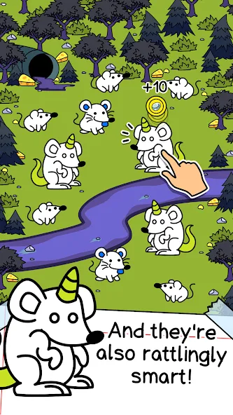 Mouse Evolution: Mutant Rats (Маус Эволюшн) [МОД: Много денег, Монет и Все открыто] Screenshot 2