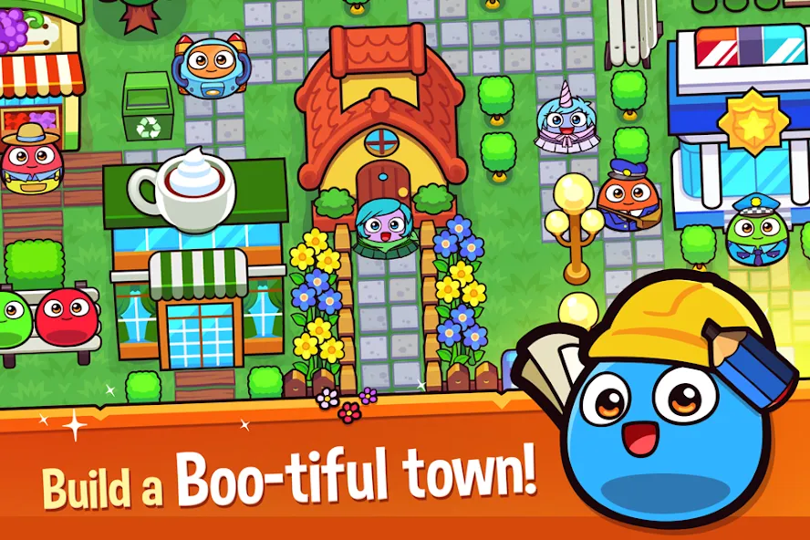 My Boo Town: City Builder Game (Май Бу Таун) [МОД: Деньги, Монеты и Меню MOD] Screenshot 2