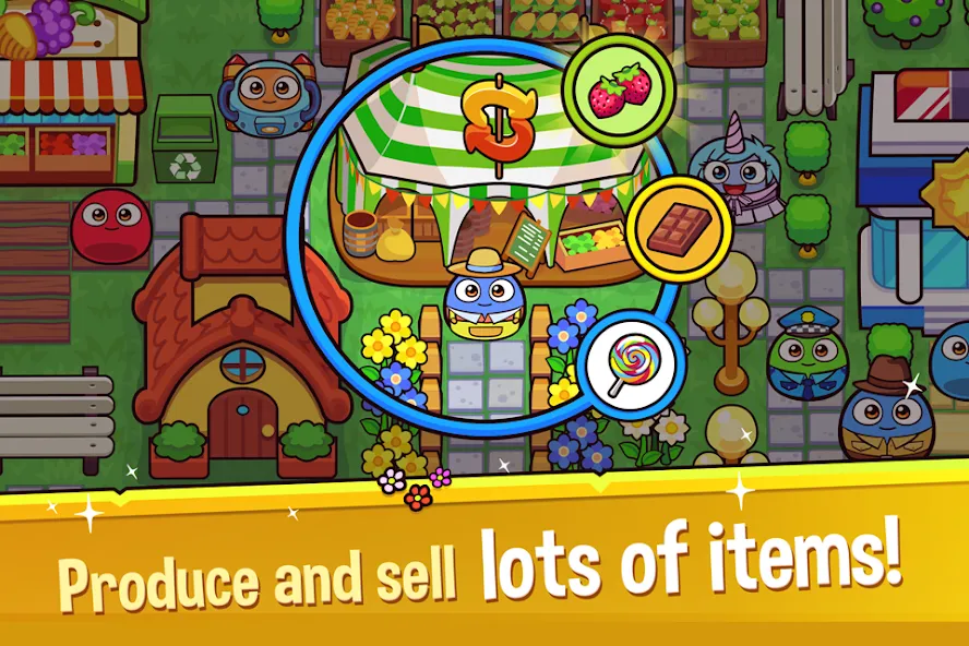 My Boo Town: City Builder Game (Май Бу Таун) [МОД: Деньги, Монеты и Меню MOD] Screenshot 5