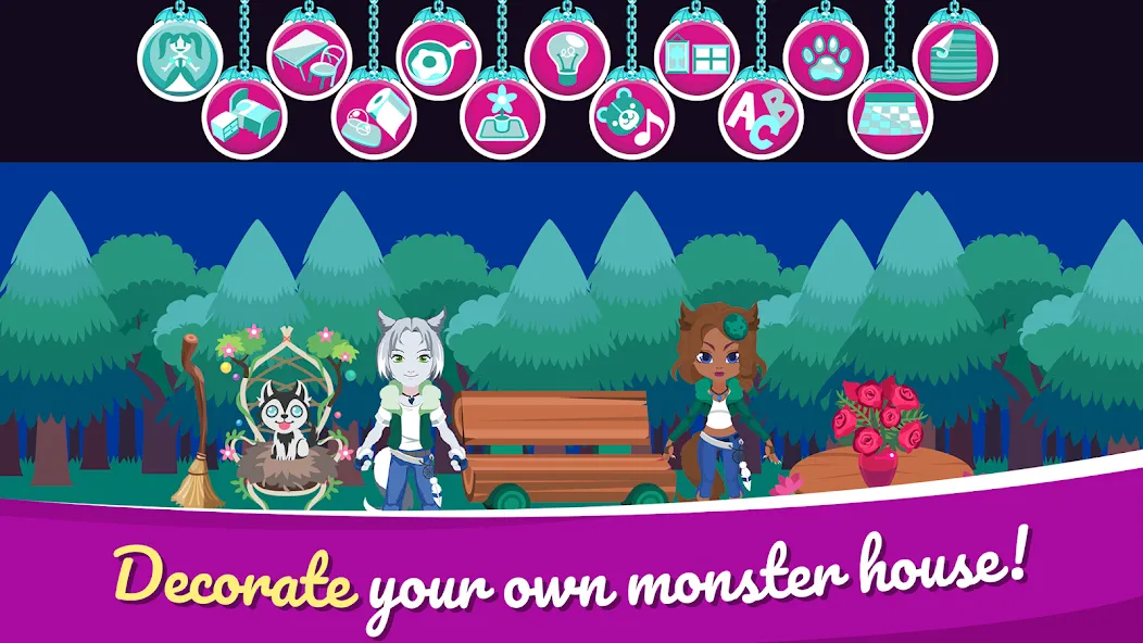 My Monster House: Doll Games (Май Монстер Хаус) [МОД: Бесконечные деньги, Монеты и Мега MOD] Screenshot 1