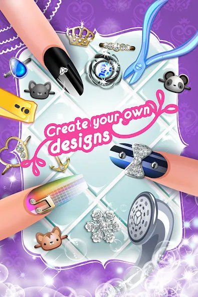 My Nail Makeover: Nail Salon (Моя маникюрная переменка) [МОД: Много денег, Монет и Все открыто] Screenshot 3