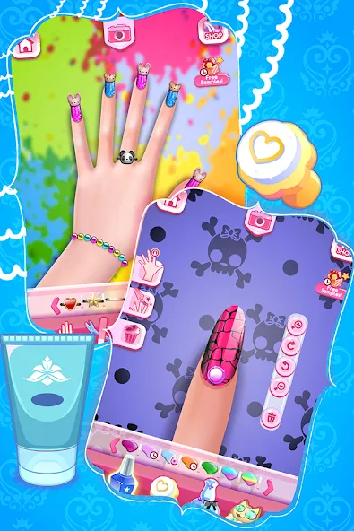 My Nail Makeover: Nail Salon (Моя маникюрная переменка) [МОД: Много денег, Монет и Все открыто] Screenshot 4