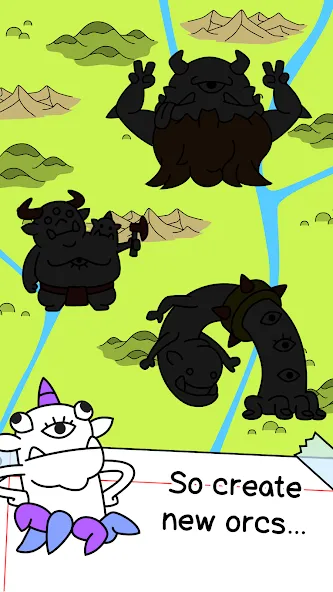 Orc Evolution: Create Monsters (Орк Эволюшн) [МОД: Бесконечные деньги, Монеты и Мега MOD] Screenshot 3