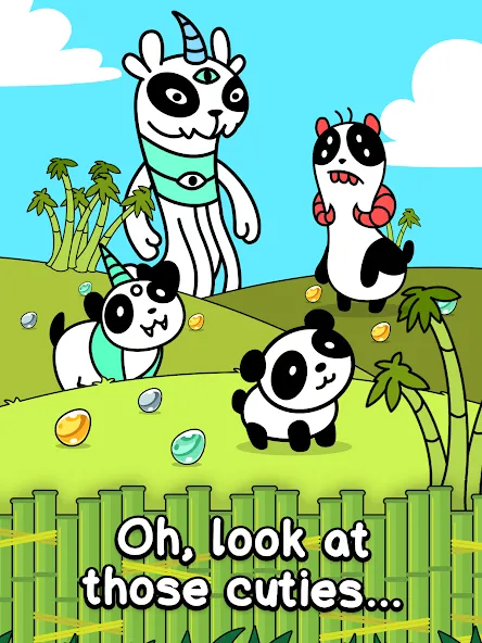 Panda Evolution: Idle Clicker (Панда Эволюция) [МОД: Меню, Бесконечные монеты и Открытые уровни] Screenshot 5