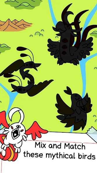 Phoenix Evolution: Idle Merge (Финикс Эволюция) [МОД: Много денег, Монет и Все открыто] Screenshot 3