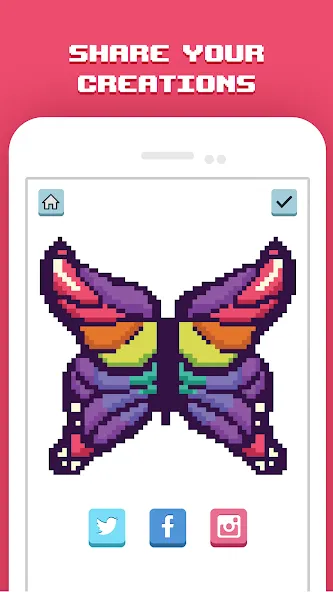 Pixelicious: Color Daily Pixel (Пикселическ) [МОД: Деньги, Монеты и Меню MOD] Screenshot 5