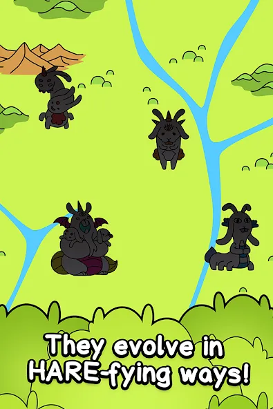 Rabbit Evolution: Merge Bunny (Рэббит Эволюшн) [МОД: Все открыто, Дополнительные деньги и Меню MOD] Screenshot 3