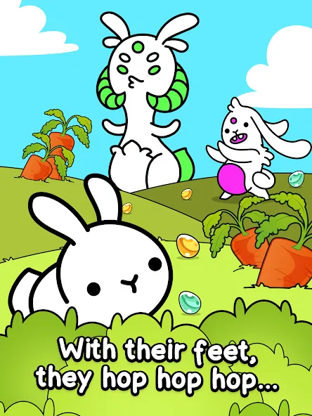 Rabbit Evolution: Merge Bunny (Рэббит Эволюшн) [МОД: Все открыто, Дополнительные деньги и Меню MOD] Screenshot 5