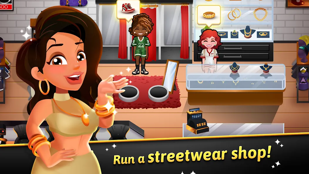 Hip Hop Salon Dash Beauty Game (Хипхоп салон Дэш красивая игра) [МОД: Деньги, Монеты и Меню MOD] Screenshot 1