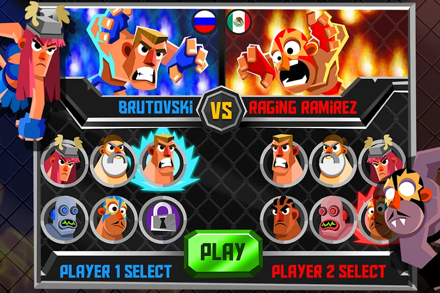 UFB 2: Fighting Champions Game (УФБ 2) [МОД: Меню, Бесконечные монеты и Открытые уровни] Screenshot 2