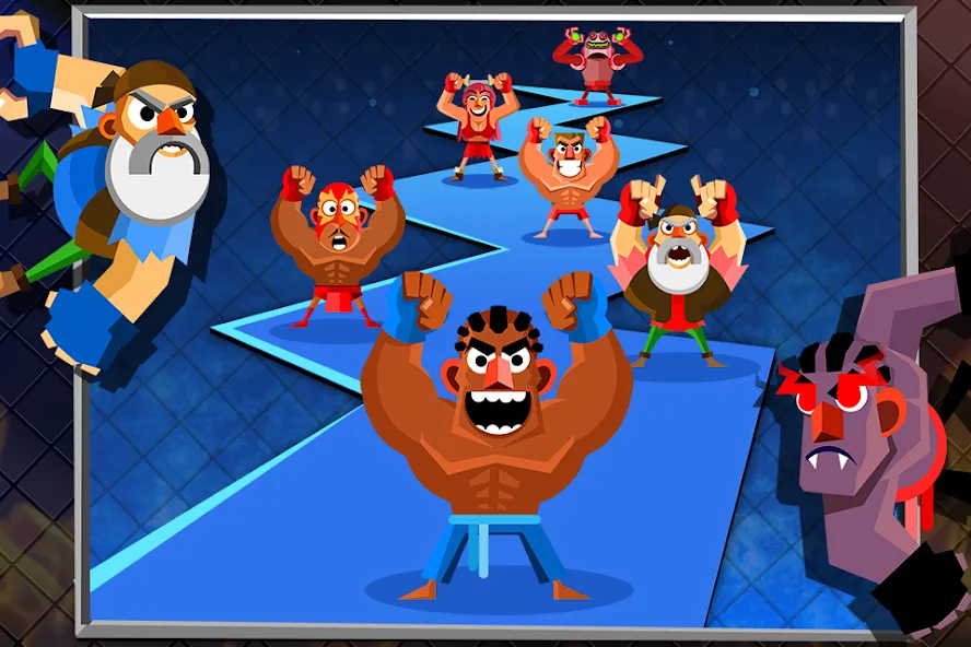 UFB 2: Fighting Champions Game (УФБ 2) [МОД: Меню, Бесконечные монеты и Открытые уровни] Screenshot 3