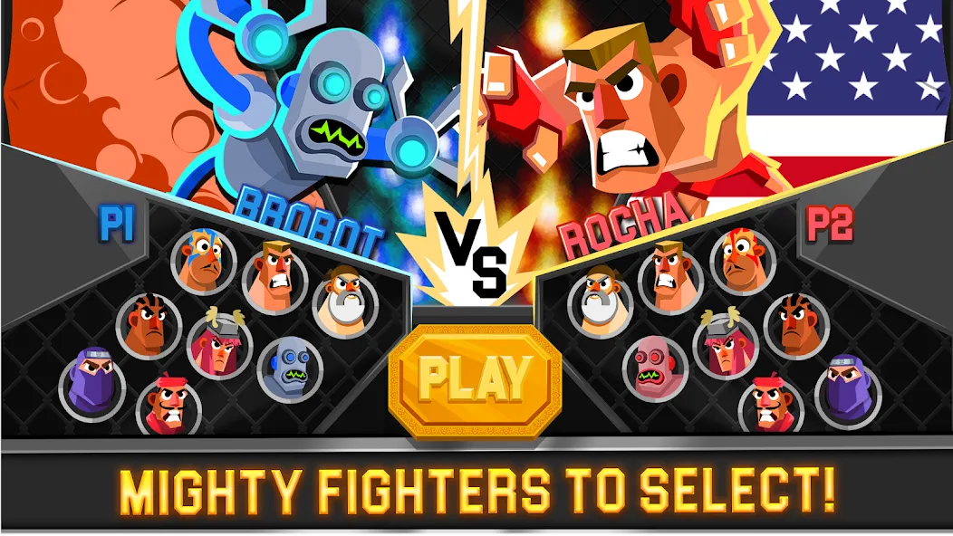 UFB 3: MMA Fighting Game (УФБ 3) [МОД: Меню, Бесконечные монеты и Открытые уровни] Screenshot 2