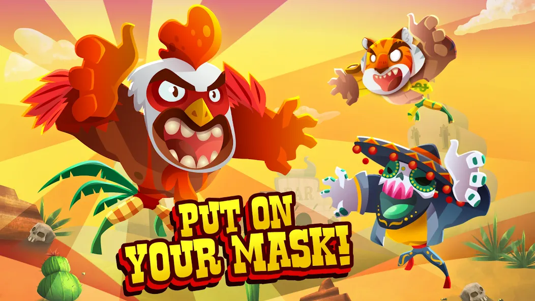 UFB Lucha Libre: Fight Game (УФБ Луча Либре) [МОД: Все открыто, Дополнительные деньги и Меню MOD] Screenshot 1