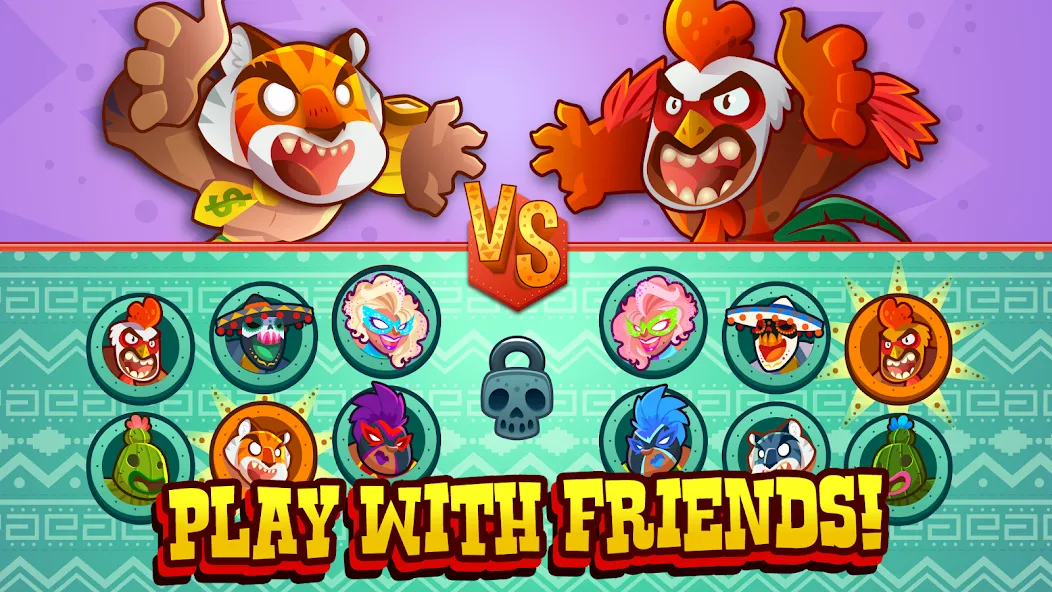 UFB Lucha Libre: Fight Game (УФБ Луча Либре) [МОД: Все открыто, Дополнительные деньги и Меню MOD] Screenshot 3