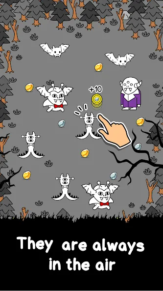 Vampire Evolution: Idle Horror (Вампирская эволюция) [МОД: Много монет, Открытые уровни и Мега MOD] Screenshot 2