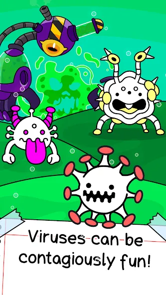 Virus Evolution: Merge Game (Вирус Эволюшн) [МОД: Все открыто, Дополнительные деньги и Меню MOD] Screenshot 1