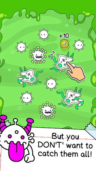 Virus Evolution: Merge Game (Вирус Эволюшн) [МОД: Все открыто, Дополнительные деньги и Меню MOD] Screenshot 2