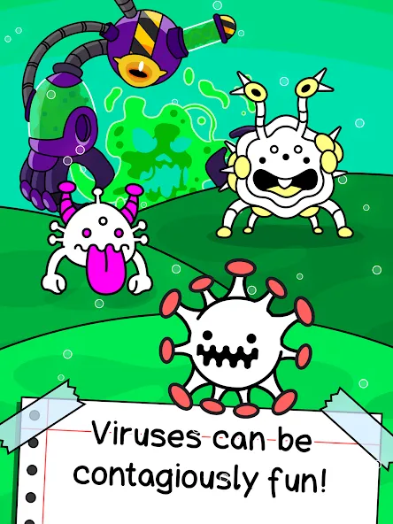Virus Evolution: Merge Game (Вирус Эволюшн) [МОД: Все открыто, Дополнительные деньги и Меню MOD] Screenshot 5