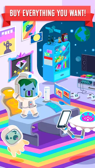 Vlogger Go Viral: Tuber Life (Влогер Стань Вирусным) [МОД: Деньги, Монеты и Меню MOD] Screenshot 3