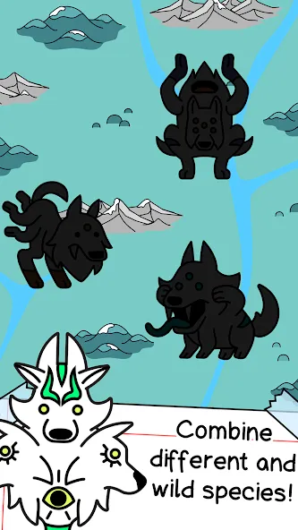 Wolf Evolution: Merge Wild Dog (Вульф Эволюшн) [МОД: Меню, Бесконечные монеты и Открытые уровни] Screenshot 3