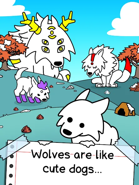 Wolf Evolution: Merge Wild Dog (Вульф Эволюшн) [МОД: Меню, Бесконечные монеты и Открытые уровни] Screenshot 5