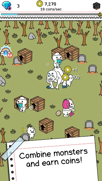 Zombie Evolution: Idle Game (Зомби Эволюция) [МОД: Деньги, Монеты и Меню MOD] Screenshot 2
