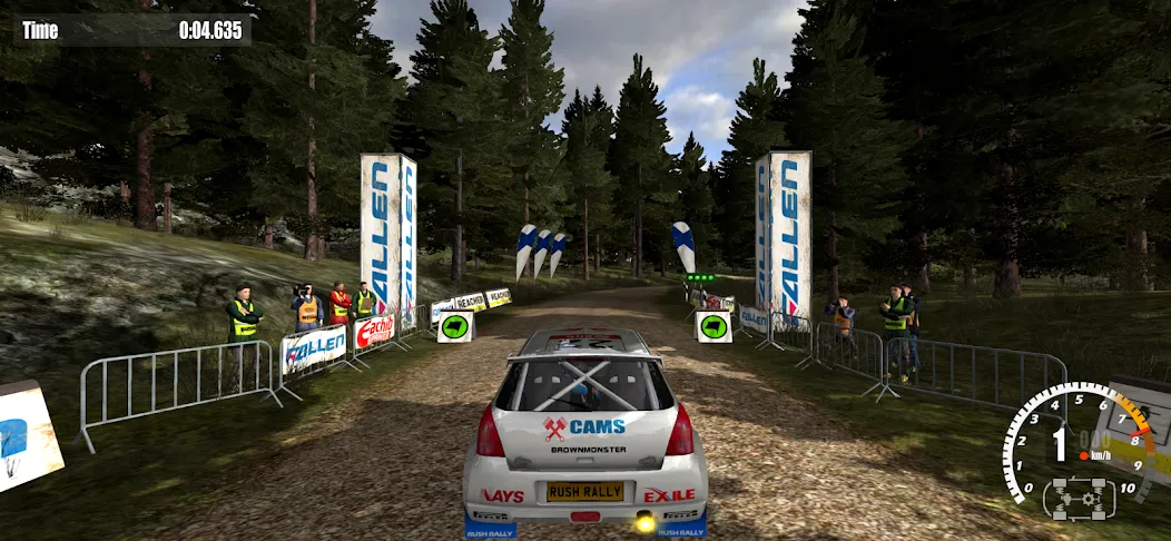 Rush Rally 3 Demo (Раш Ралли 3 Демо) [МОД: Меню, Бесконечные монеты и Открытые уровни] Screenshot 1