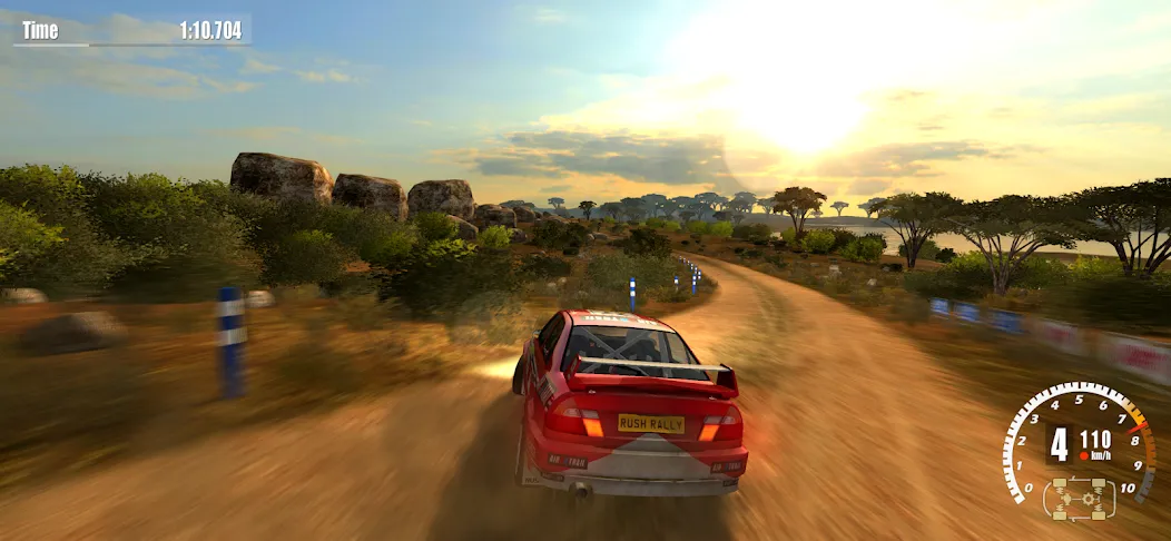 Rush Rally 3 Demo (Раш Ралли 3 Демо) [МОД: Меню, Бесконечные монеты и Открытые уровни] Screenshot 2