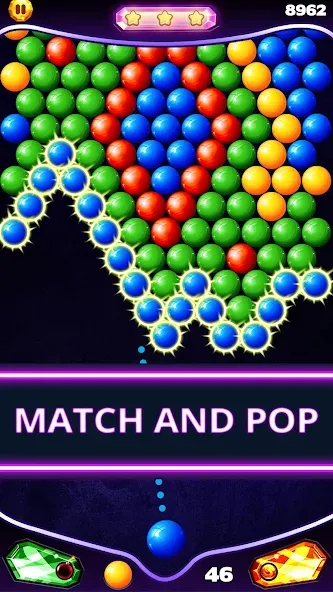 Bubble Shooter Classic (Бабл Шутер Классик) [МОД: Деньги, Монеты и Меню MOD] Screenshot 4
