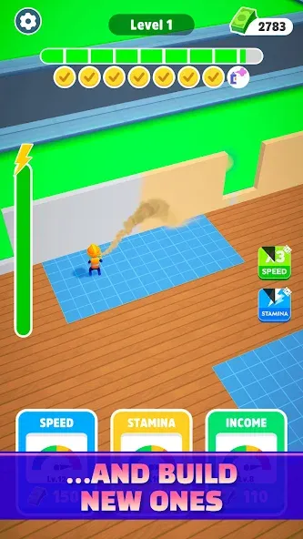 Home Builder 3D ! [МОД: Деньги, Монеты и Меню MOD] Screenshot 2
