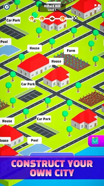 Home Builder 3D ! [МОД: Деньги, Монеты и Меню MOD] Screenshot 5