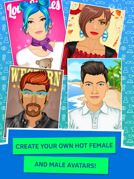 Avatar Creator App (Аватар Создатель) [МОД: Бесконечные деньги, Монеты и Мега MOD] Screenshot 4