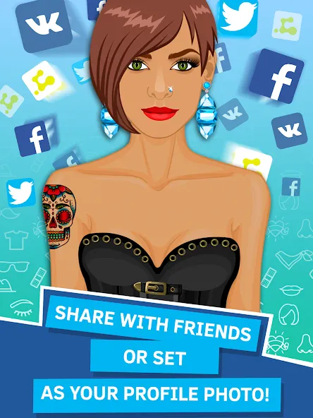 Avatar Creator App (Аватар Создатель) [МОД: Бесконечные деньги, Монеты и Мега MOD] Screenshot 5