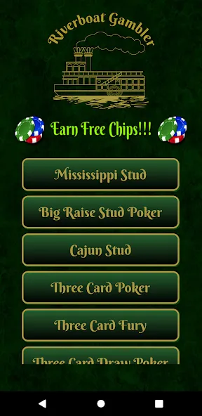 Riverboat Gambler (Ривербоат Гэмблер) [МОД: Бесконечные деньги, Монеты и Мега MOD] Screenshot 1