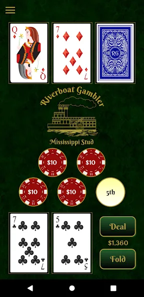 Riverboat Gambler (Ривербоат Гэмблер) [МОД: Бесконечные деньги, Монеты и Мега MOD] Screenshot 2