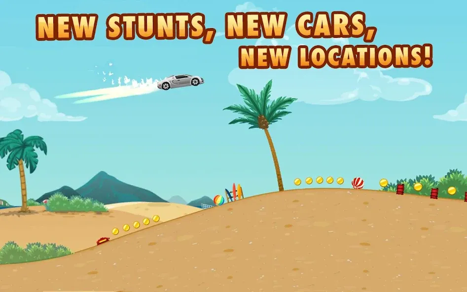 Extreme Road Trip 2 (Экстримпоездка 2) [МОД: Много монет, Открытые уровни и Мега MOD] Screenshot 2