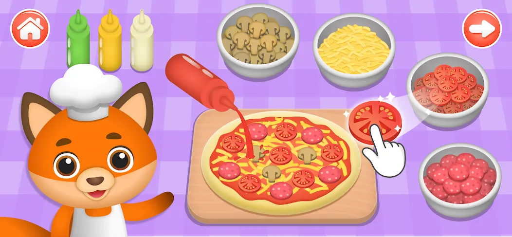 Kids Cooking Games 2+ Year Old [МОД: Много денег, Монет и Все открыто] Screenshot 2