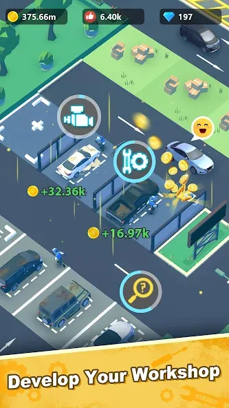 Car Mechanic Tycoon (Кар Механик Тайкун) [МОД: Бесконечные деньги, Монеты и Мега MOD] Screenshot 3