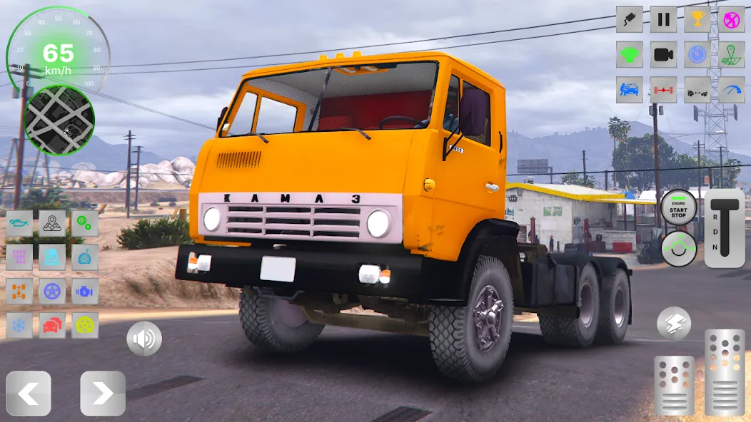 KAMAZ: Ultimate Russian Truck [МОД: Много монет, Открытые уровни и Мега MOD] Screenshot 1