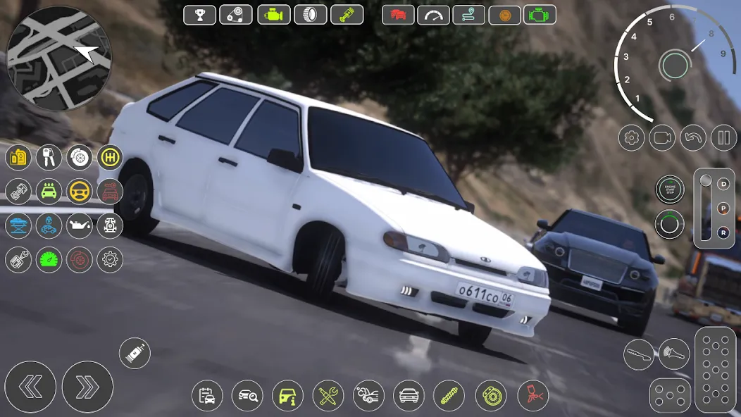 2114 LADA Russian Streets Drag [МОД: Меню, Бесконечные монеты и Открытые уровни] Screenshot 2