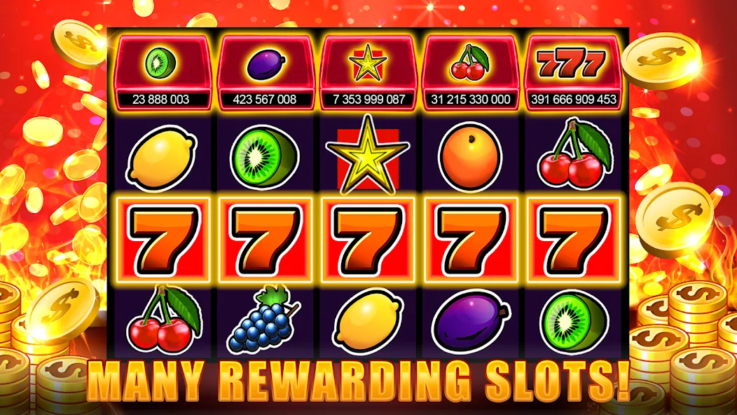 Slots 777 - Slot Machine Games [МОД: Много денег, Монет и Все открыто] Screenshot 4