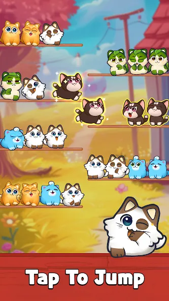 Cat Sort Puzzle: Cute Pet Game [МОД: Деньги, Монеты и Меню MOD] Screenshot 2