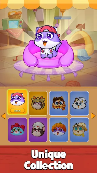 Cat Sort Puzzle: Cute Pet Game [МОД: Деньги, Монеты и Меню MOD] Screenshot 5