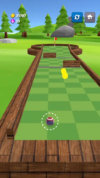 Mini Golf Game - Putt Putt 3D (Мини Гольф Челлендж) [МОД: Много денег, Монет и Все открыто] Screenshot 1