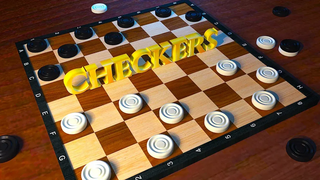 Checkers: Checkers Online- Dam [МОД: Бесконечные деньги, Монеты и Мега MOD] Screenshot 1