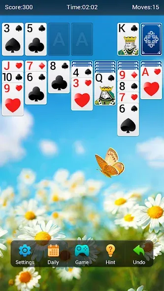 Solitaire [МОД: Много денег, Монет и Все открыто] Screenshot 2