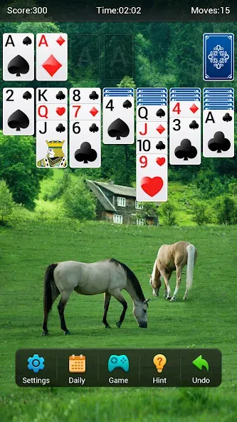 Solitaire [МОД: Много денег, Монет и Все открыто] Screenshot 4