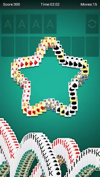 Solitaire [МОД: Много денег, Монет и Все открыто] Screenshot 5