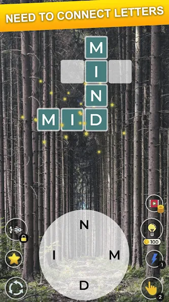 Tricky Words: Word Connect [МОД: Много монет, Открытые уровни и Мега MOD] Screenshot 1